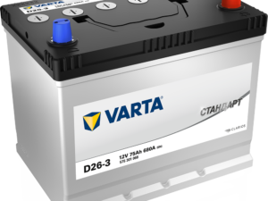 Varta Standart-باطری برقی 12-ولت 75 آمپر/ساعت